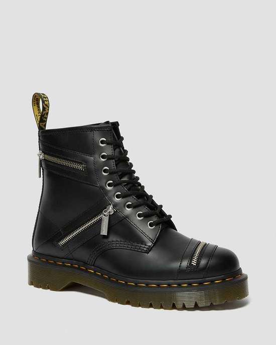 Botines Dr. Martens 1460 Bex Zip Mujer Negros MX-38721